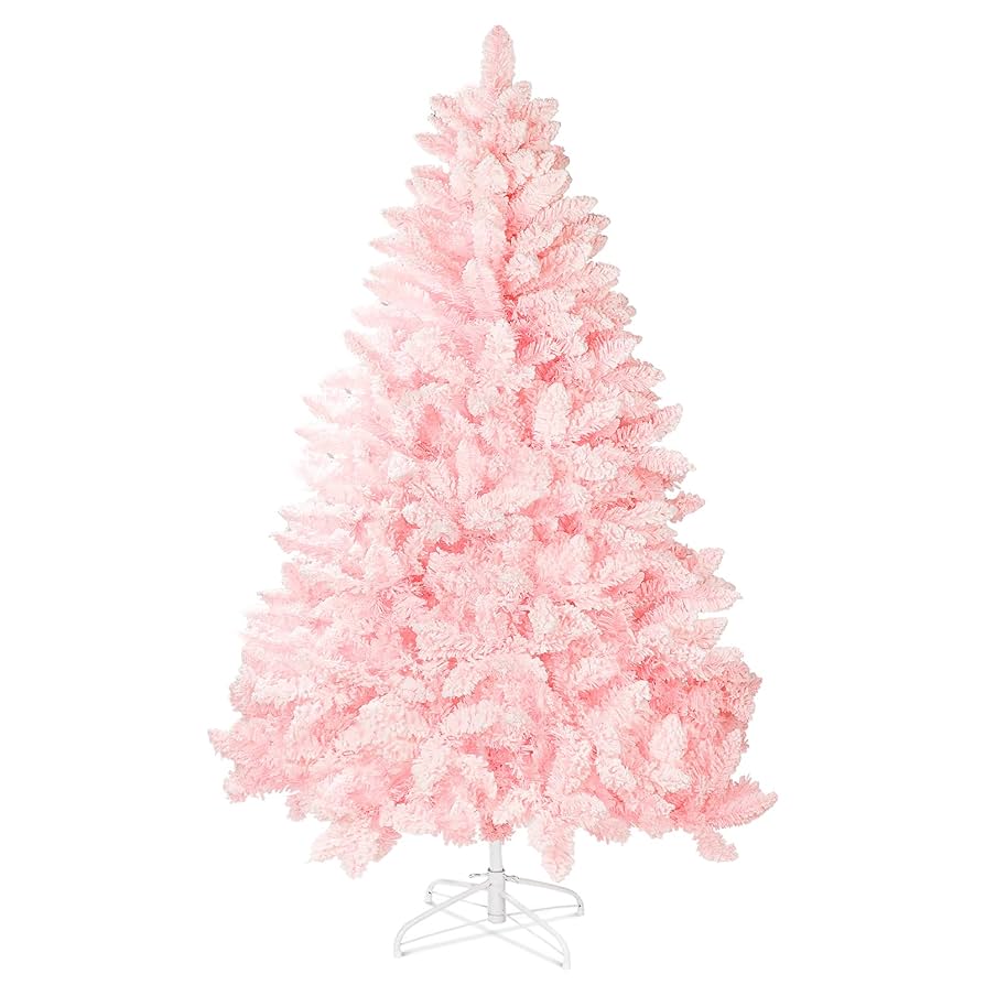 Amazon.com: Outroad 6ft Snow Flocked Christmas Tree Premium